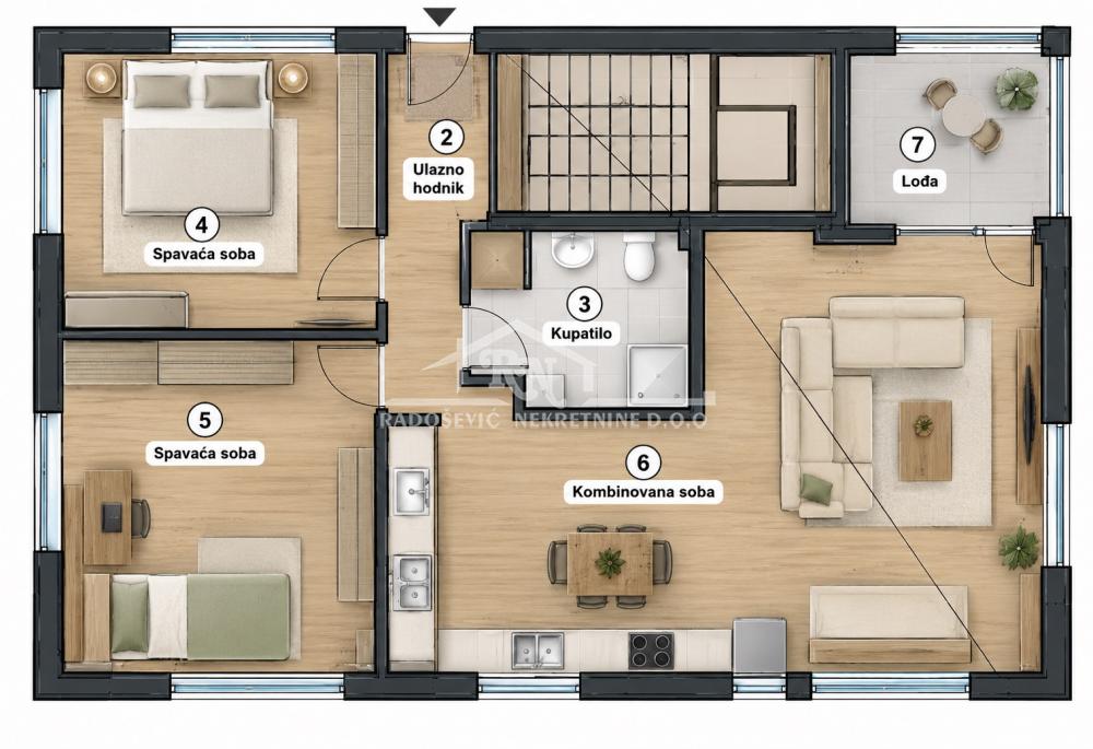 Stan Prodaja Beograd Centar (Rakovica) 65.48 m2