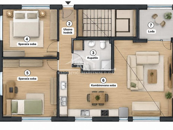 Stan Prodaja Beograd Centar (Rakovica) 65.48 m2