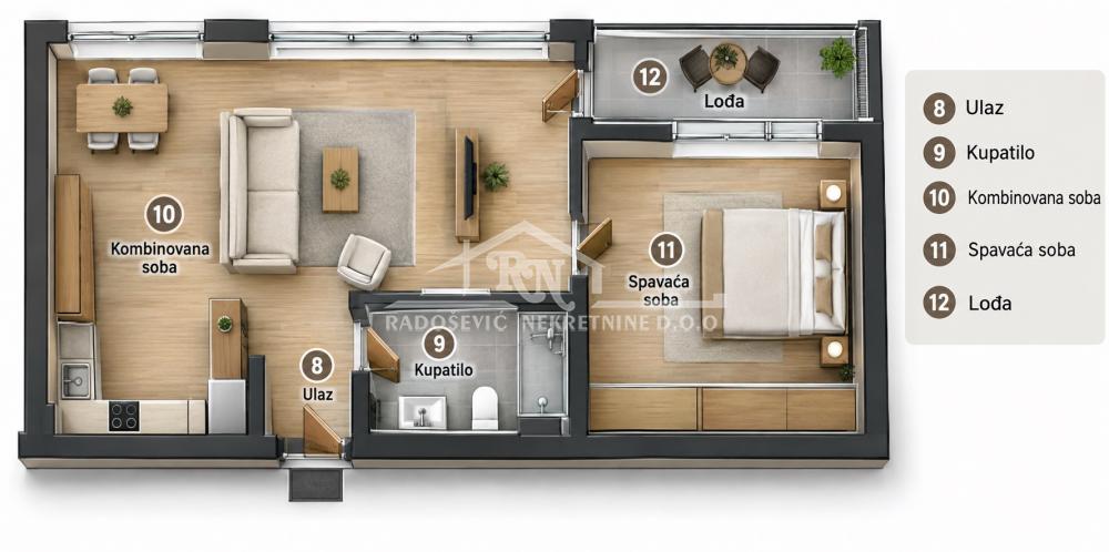 Stan Prodaja Beograd Stan Prodaja Beograd Centar (Rakovica) 45.99 m2