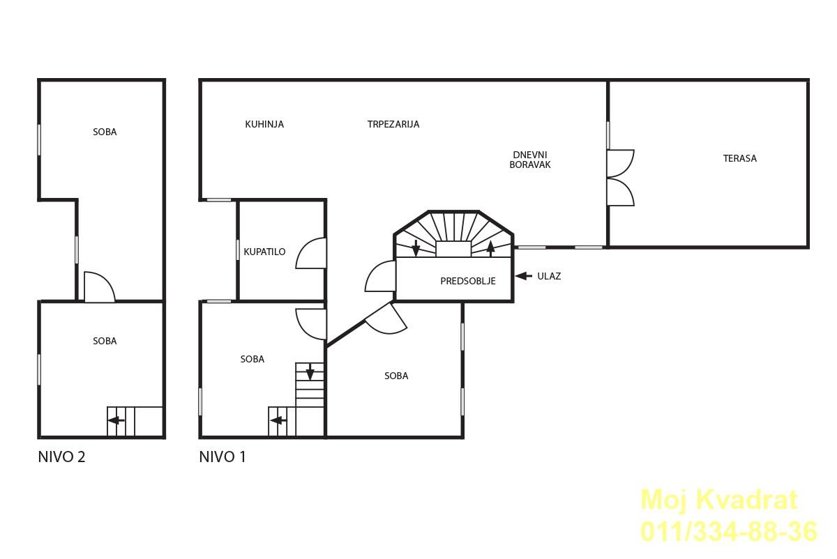 Petosoban stan na prodaju, Lekino Brdo, Beograd, 144m², 355.000 €