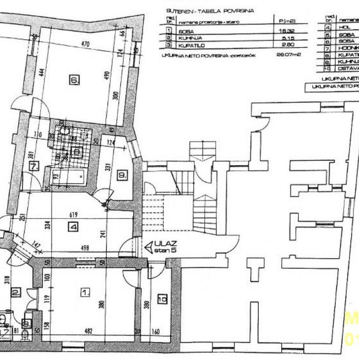 Lokal Izdavanje Beograd Tašmajdan 155 m2