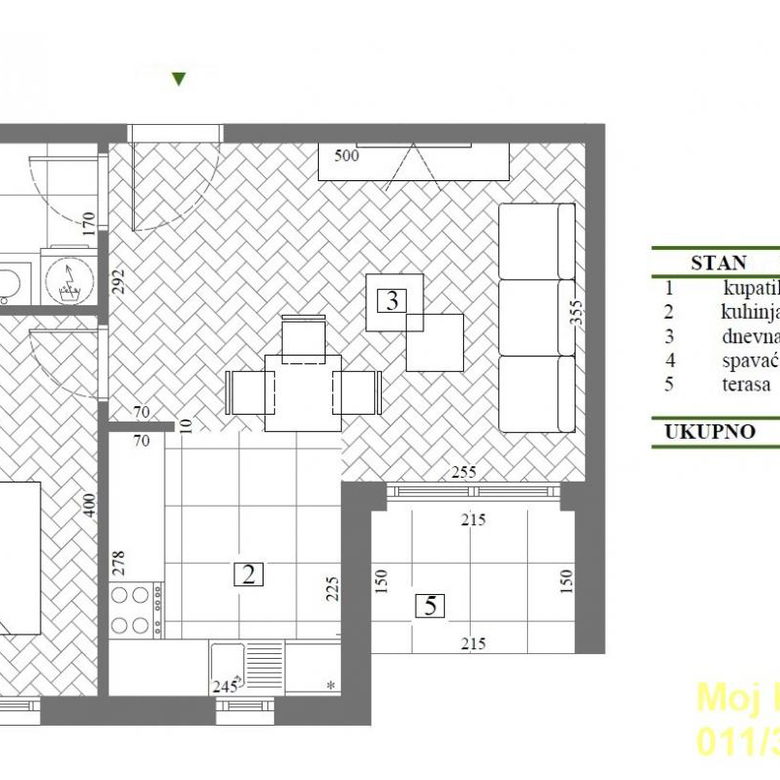 Stan Prodaja Beograd Braće Jerković 40 m2