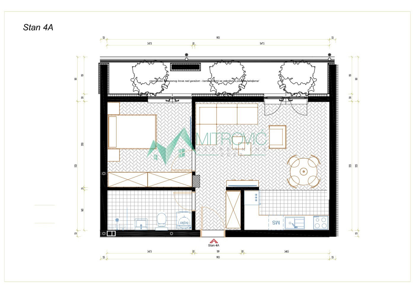 Stan Prodaja Novi Sad  45 m2