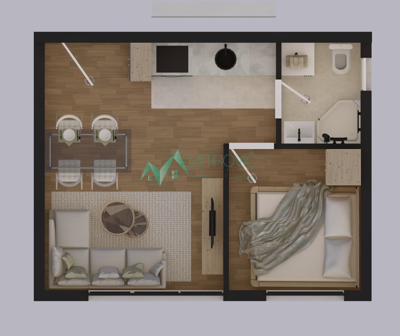 Stan Prodaja Novi Sad  30 m2